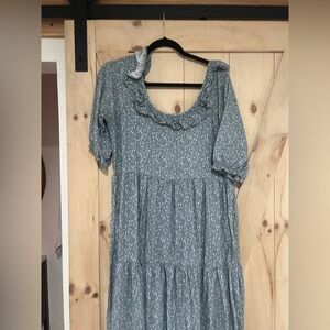 Little Cottonwood Blue Floral Aspen